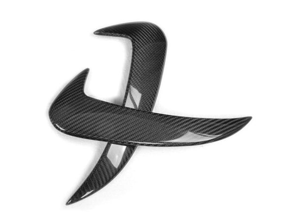 Mercedes-benz w205 saloon c63 amg carbon fiber rear bumper side vents trims