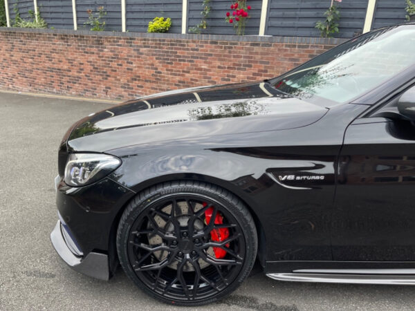 Mercedes-benz w205 c63 amg br gtx carbon fiber front splitter