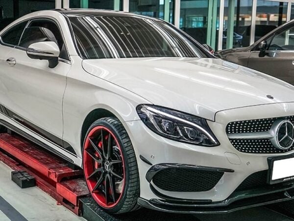 MERCEDES-BENZ C Class A205 C205 S205 W205 AMG CARBON FIBER Front Canards