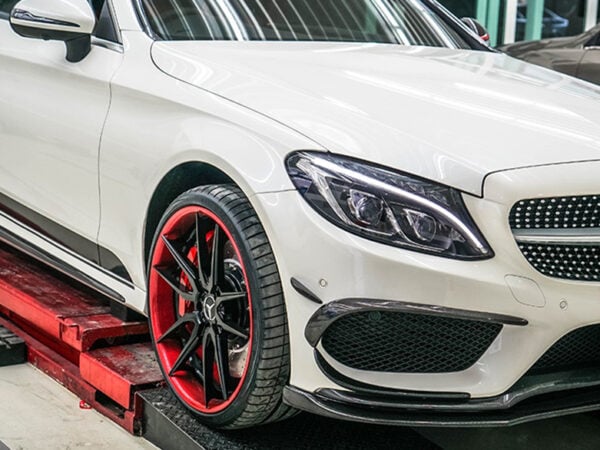 Mercedes-benz c class a205 c205 s205 w205 amg carbon fiber front canards
