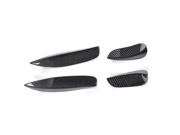 MERCEDES-BENZ C205 S205 W205 C63 AMG DTM Style CARBON FIBER Front Corner Canards Winglets