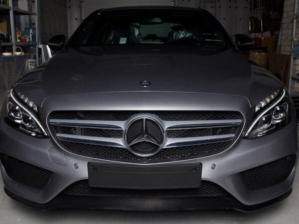 MERCEDES-BENZ C Class S205 W205 AMG Sport CARBON FIBER 3pc Front Splitter