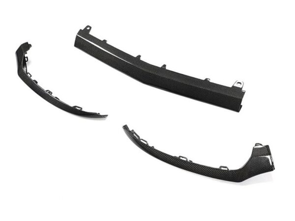 Mercedes-benz c class s205 w205 amg sport carbon fiber 3pc front splitter