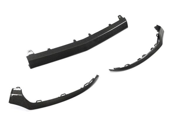 Mercedes-benz c class s205 w205 amg sport carbon fiber 3pc front splitter