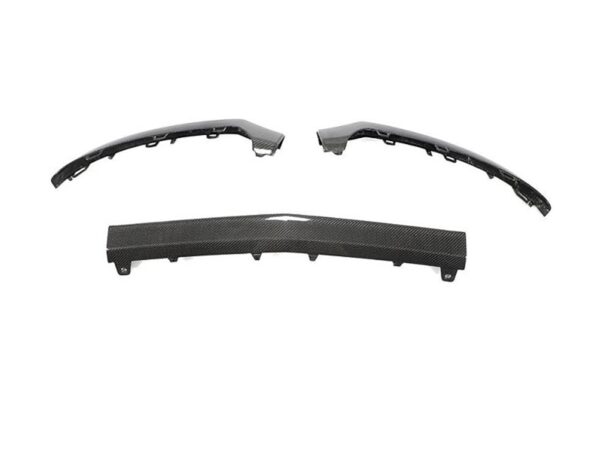 Mercedes-benz c class s205 w205 amg sport carbon fiber 3pc front splitter