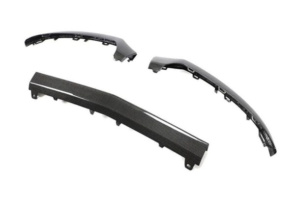 Mercedes-benz c class s205 w205 amg sport carbon fiber 3pc front splitter
