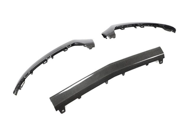 Mercedes-benz c class s205 w205 amg sport carbon fiber 3pc front splitter