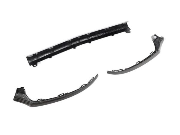 Mercedes-benz c class s205 w205 amg sport carbon fiber 3pc front splitter