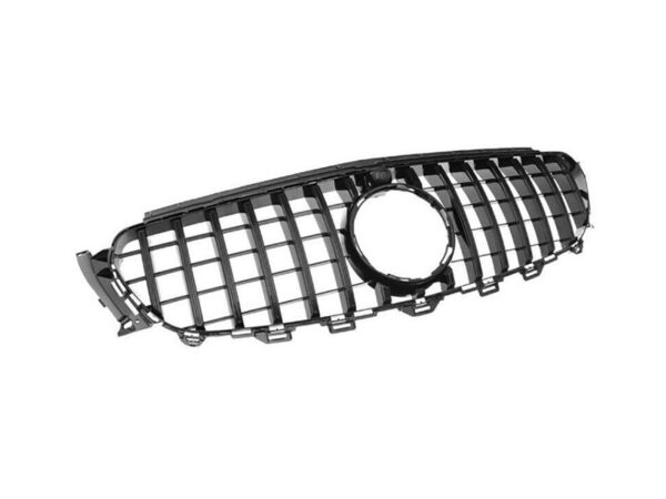 Mercedes-benz e class a238 c238 w213 s213 16-20 gloss black panamericana gt style grille