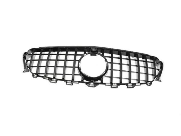Mercedes-benz e class a238 c238 w213 s213 16-20 gloss black panamericana gt style grille