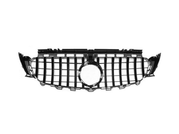 Mercedes-benz e class a238 c238 w213 s213 16-20 gloss black panamericana gt style grille