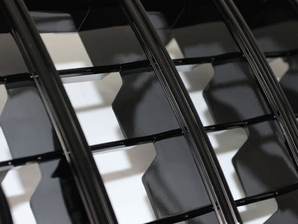 Mercedes-benz e class s213 w213 e63 16-20 gloss black panamericana gt style grille