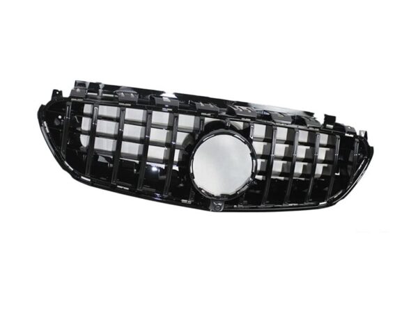 Mercedes-benz e class s213 w213 e63 16-20 gloss black panamericana gt style grille