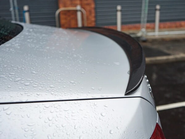 Mercedes-benz e class w213 saloon amg carbon fiber boot spoiler