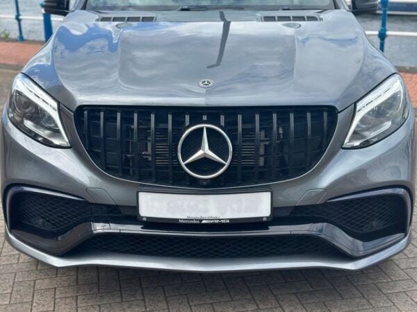 Mercedes-benz gle class c292 amg gloss black panamericana gt style grille