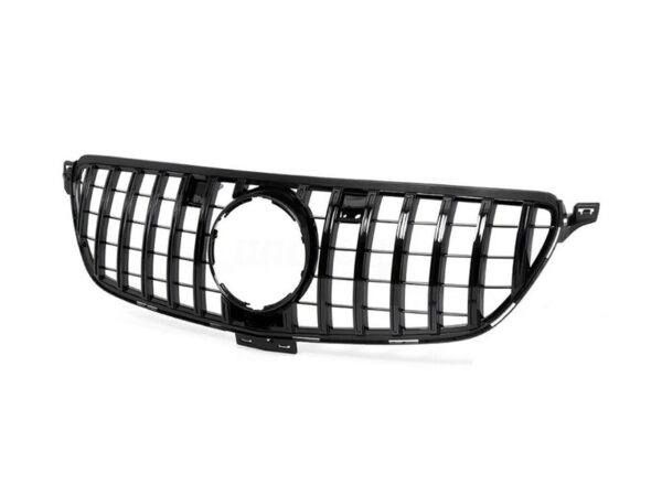 Mercedes-benz gle class c292 amg gloss black panamericana gt style grille