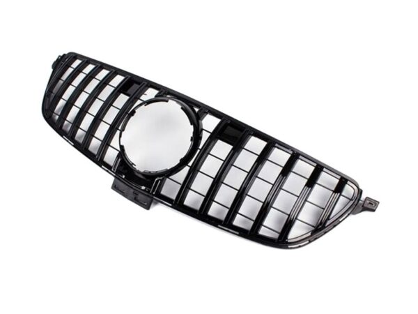 Mercedes-benz gle class c292 amg gloss black panamericana gt style grille