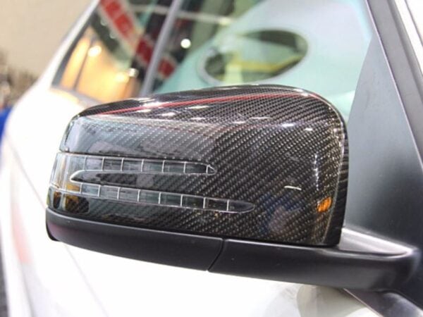 MERCEDES-BENZ A C E S Class CLS W176 C207 W212 Replacement CARBON FIBER Mirror Covers