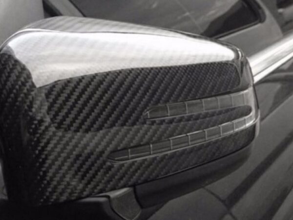 Mercedes-benz a c e s class cls w176 c207 w212 replacement carbon fiber mirror covers