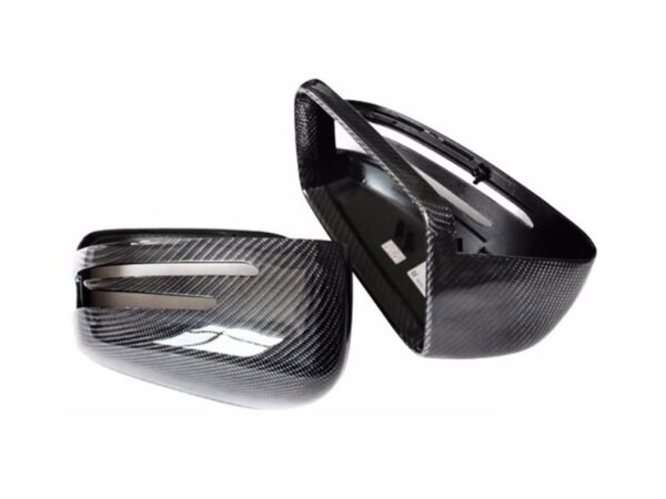 Mercedes-benz a c e s class cls w176 c207 w212 replacement carbon fiber mirror covers