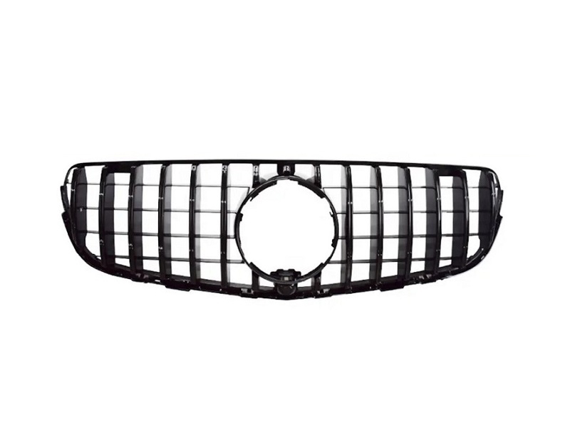 MERCEDES-BENZ GLC Class X253 15-19 GLOSS BLACK PANAMERICANA GT Style Grille with Cam