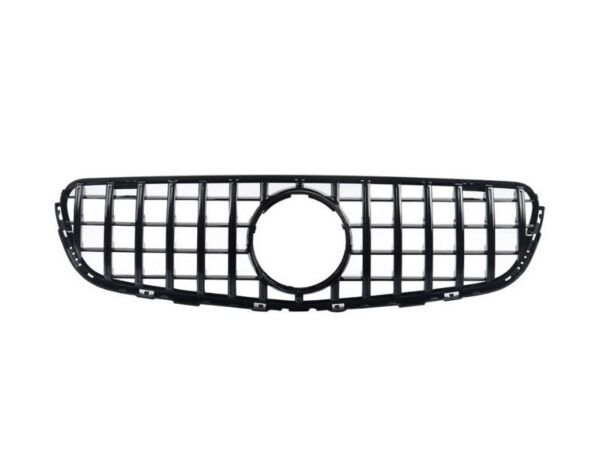 MERCEDES-BENZ GLC Class X253 15-19 GLOSS BLACK PANAMERICANA GT Style Grille w/o Cam