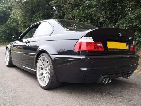 Alternative view of BMW E46 M3 CSL Style CARBON FIBRE Rear Diffuser