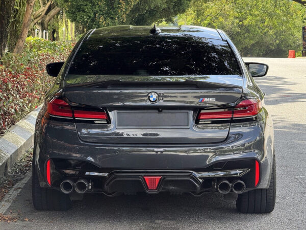 Alternative view of BMW M5 F90 CS Style Prepreg CARBON FIBRE LED Brake Light Rear Diffuser