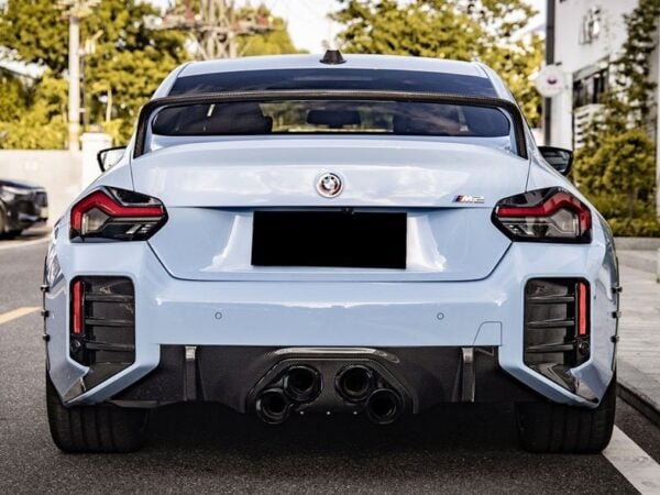 Alternative view of BMW G87 M2 PERFORMANCE Style Prepreg CARBON FIBRE Rear Diffuser