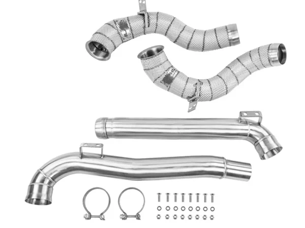 Alternative view of Alpha Competition Mercedes-Benz AMG GT C190 GTS GTC GTR Catless Downpipes