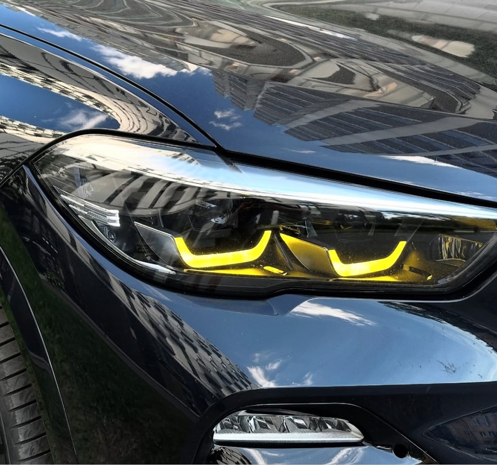 Bmw g05 g06 x5 x6 f95 f96 x5m x6m csl yellow drl led module set - image 9