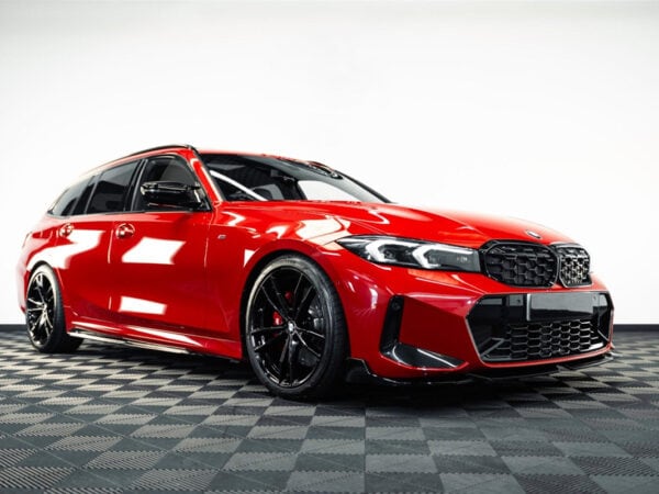 Alternative view of BMW 3 Series G20 G21 LCI M Sport PERFORMANCE Style Front Splitter GLOSS BLACK