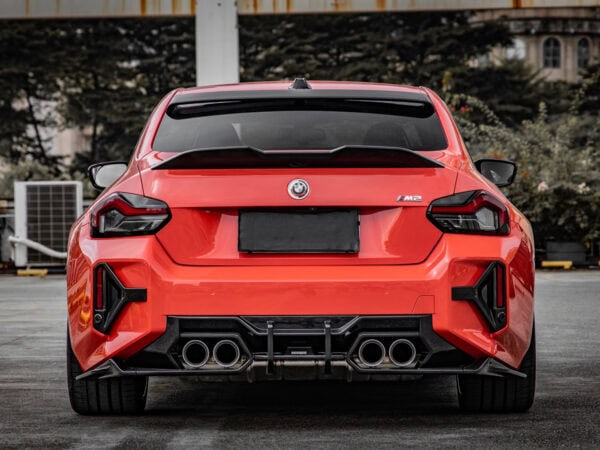 Alternative view of BMW 2 Series G42 G87 M2 PERFORMANCE Style Prepreg CARBON FIBRE Roof Spoiler