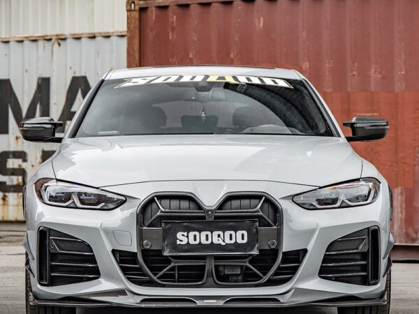 Alternative view of SOOQOO BMW 4 Series G26 Prepreg CARBON FIBRE Front Splitter