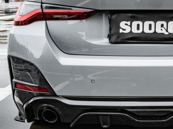 Alternative view of SOOQOO BMW 4 Series G26 Prepreg CARBON FIBRE Rear Diffuser