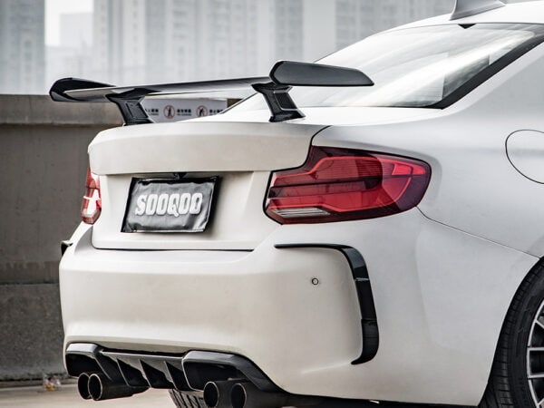 Alternative view of SOOQOO BMW F87 M2 Prepreg CARBON FIBRE Rear Bumper Trims