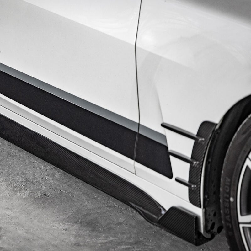 Sooqoo bmw 4 series g22 g23 prepreg carbon fibre side skirts - image 6