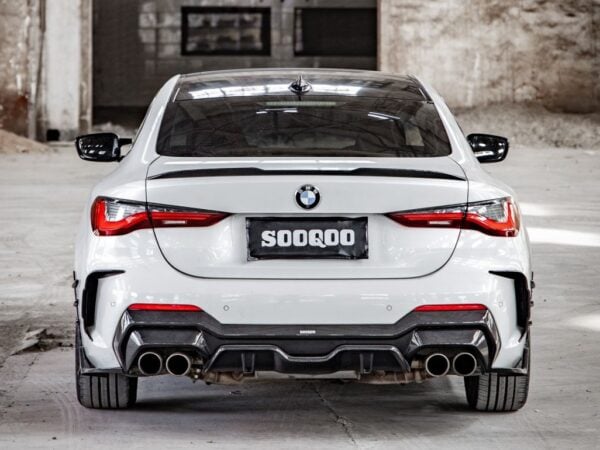 Alternative view of SOOQOO BMW 4 Series G22 G23 Prepreg CARBON FIBRE Rear Diffuser Set