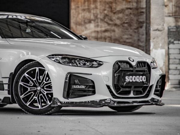 Alternative view of SOOQOO BMW 4 Series G22 G23 Prepreg CARBON FIBRE Front Bumper Trims