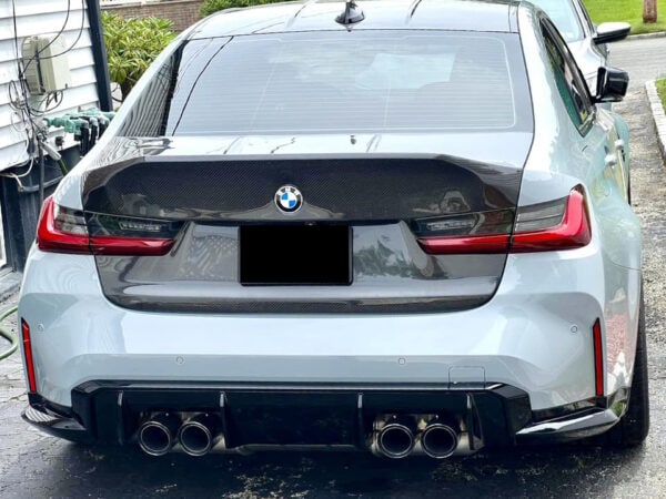Alternative view of BMW 3 Series G20 G80 M3 Prepreg CARBON FIBRE CSL Style Boot Lid
