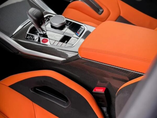 Alternative view of BMW G80 G81 M3 G82 G83 M4 Prepreg CARBON FIBRE Center Console Trims W/O USB