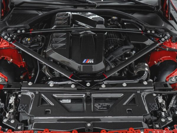 Alternative view of VA Motorsports BMW G80 G81 M3 G82 G83 M4 Prepreg CARBON FIBRE Strut Brace