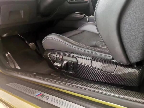 Alternative view of BMW F87 M2 F80 M3 F82 F83 M4 Prepreg CARBON FIBRE Side Seat Trims