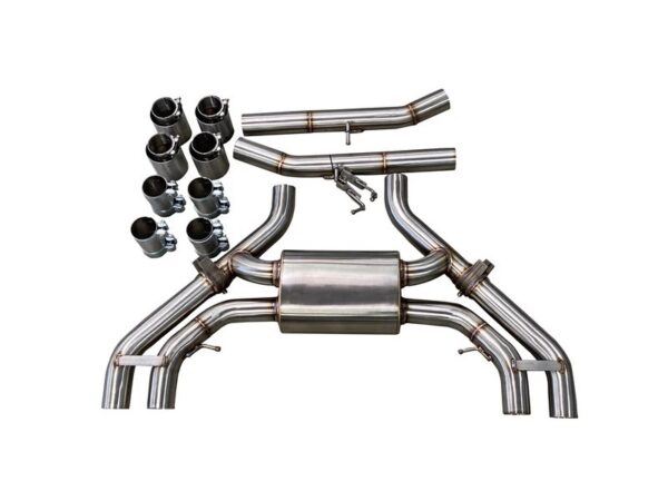 Alternative view of Active Autowerke Valved Axle Back Rear Exhaust BMW F97 X3M F98 X4M