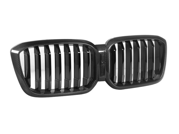 Alternative view of BMW G01 X3 G02 X4 F97 X3M F98 X4M LCI Prepreg CARBON FIBRE Performance Style Kidney Grille