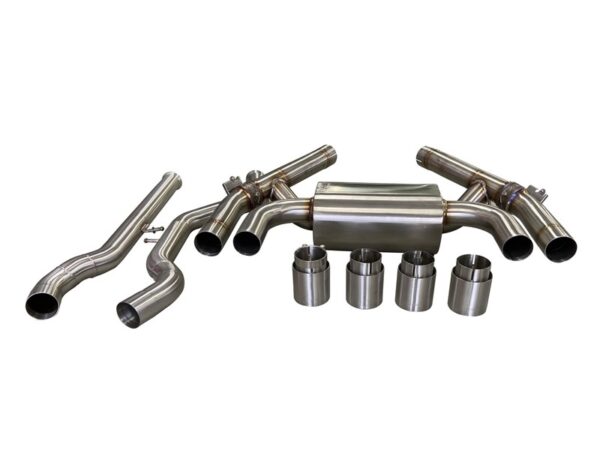 Alternative view of Active Autowerke BMW F87 M2C Valved Rear Axle Back Exhaust