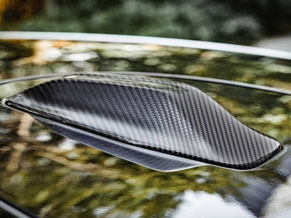 Alternative view of BMW G90 M5 Prepreg CARBON FIBRE Antenna Cover