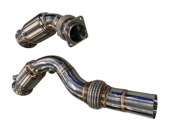 Alternative view of Active Autowerke BMW S55 GESI G-Sport Catted Downpipes F87 M2C F80 M3 F82 F83 M4