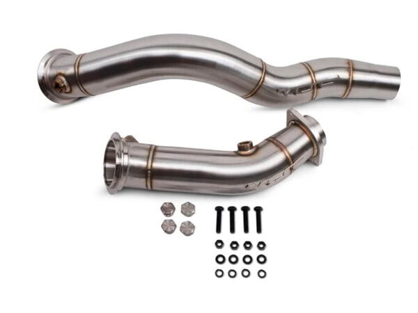 Alternative view of VRSF BMW S55 Racing Downpipes F87 M2C F80 M3 F82 F83 M4