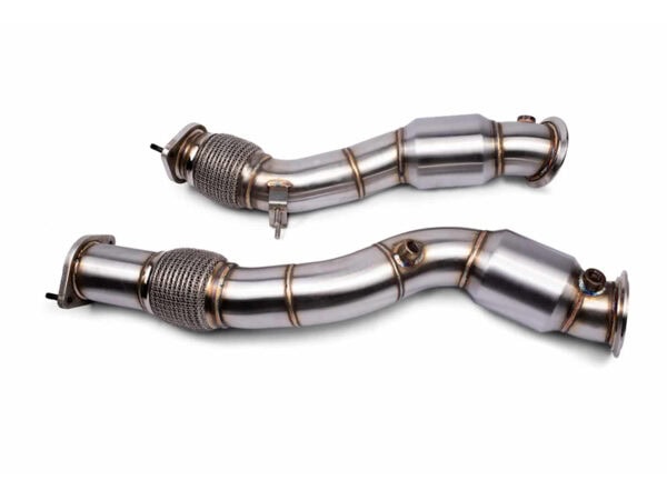 Alternative view of VRSF BMW S58 Racing Downpipes F97 X3M F98 X4M